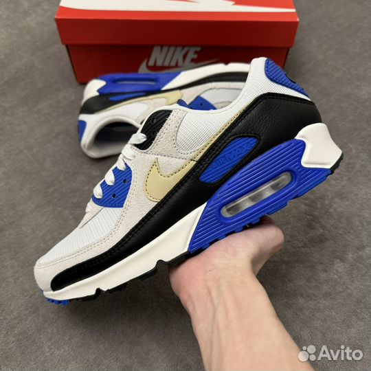 Nike Air Max 90 Khaki Racer Blue Оригинал