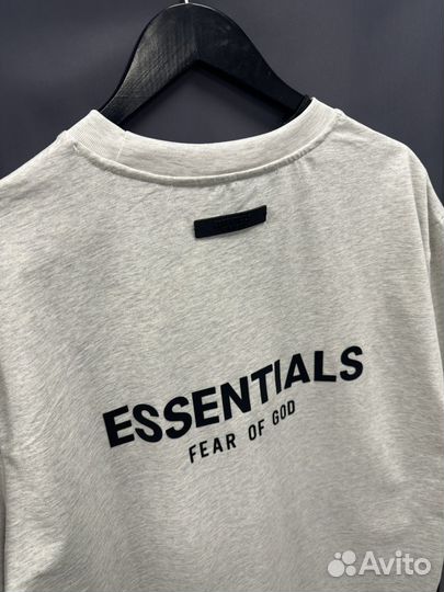 Футболка essentials fear of god oversize (новинка)