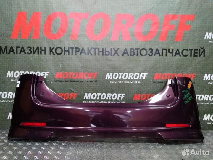 Бампер задний Танто L375S (Кастом-с катафота А199