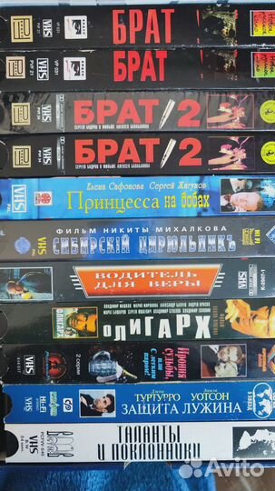 Видеокассеты, коллекция, 1155 штук, лицензия