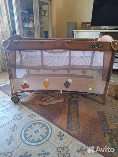 Детская кровать манеж