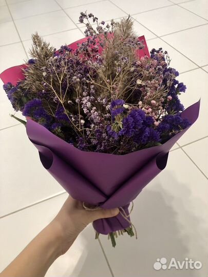 Букеты из сухоцветов