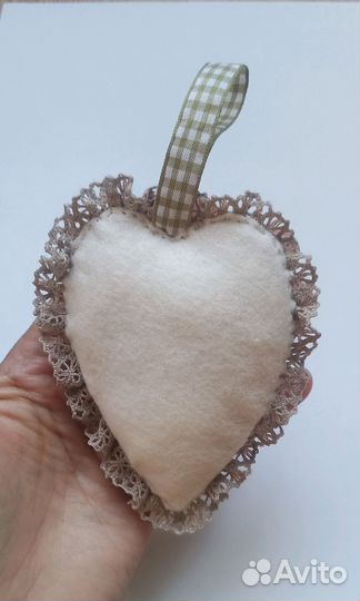 Интерьерное сердечко в винтажном стиле