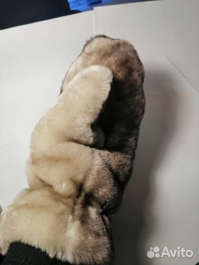 Варежки из овчины