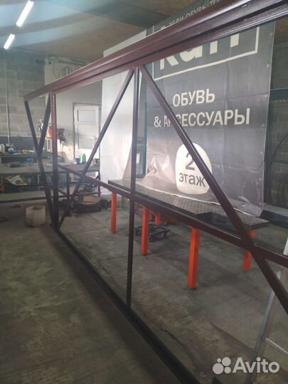 Каркас откатных ворот