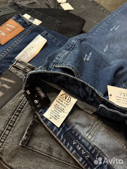 Мужские Джинсы Zara Рваные Размеры 46-56