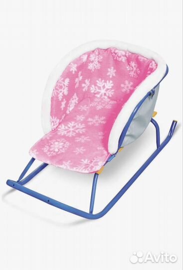 Новое сиденье для санок с мехом