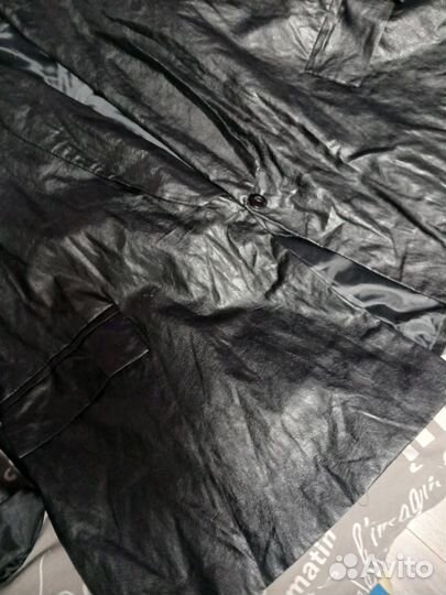 Кожаный пиджак женский 50 52 размер