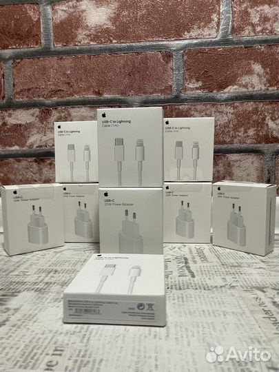 Аксессуары для iPhone: Блок 20w, type-c, MagSafe