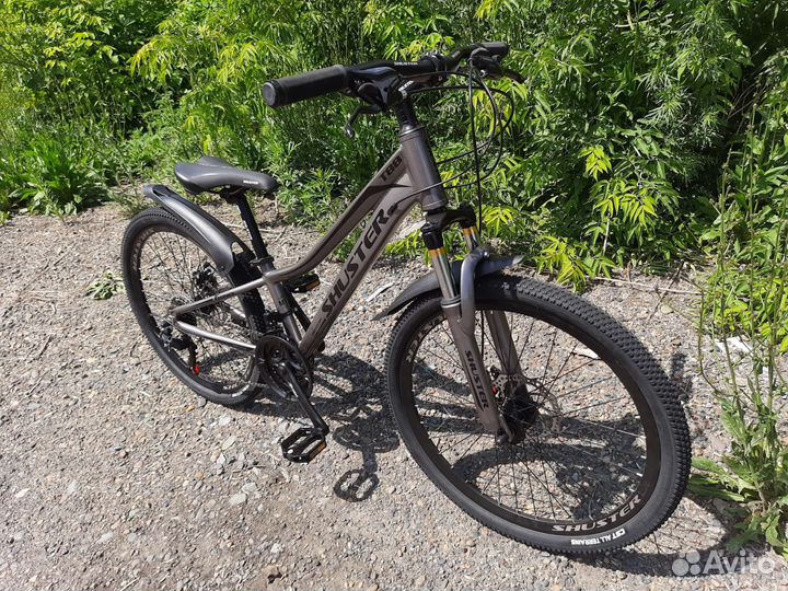 Велосипед новый Shimano, алюминиевый, 24 дюйма