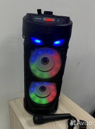 Музыкальная колонка с караоке блютуз