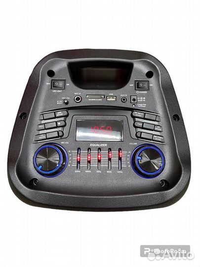 Напольная Bluetooth колонка 30W, караоке, микрофон