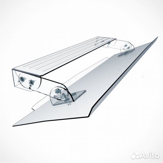 Экран для кондиционера с креплением на корпус на д