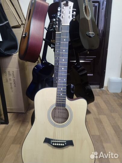Акустическая гитара FT-221-N Fante + тюнер