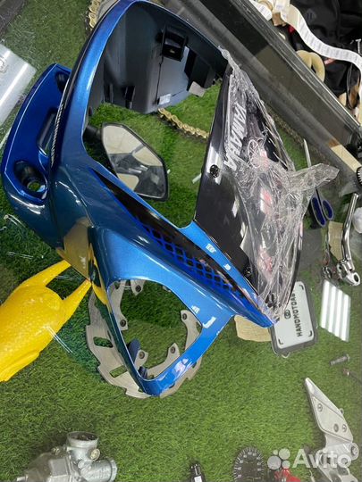 Обтекатель передний Yamaha YBR125 облицовка синий