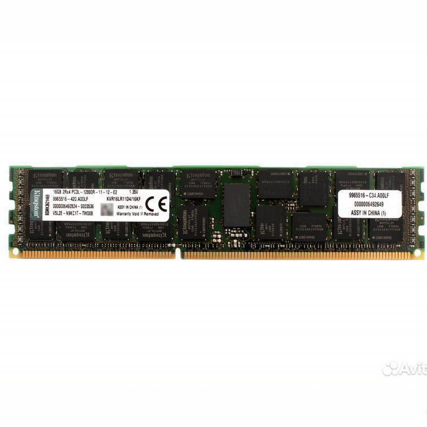 [KVR16LR11D4/16KF] Оперативная Память Kingston 16gb Kvr16lr11d4/16kf