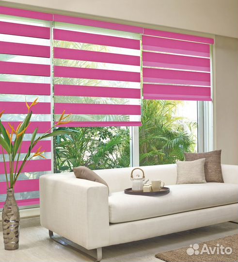 Жалюзи рулонные День Ночь