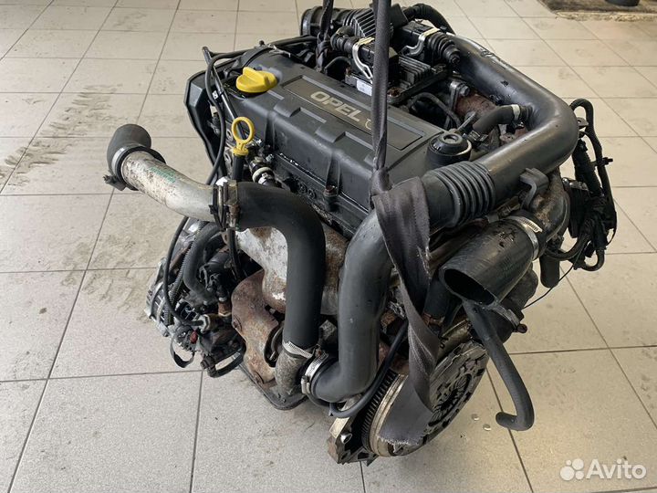Y17DT Двигатель в сборе Opel Astra 2002 1.7 дизель