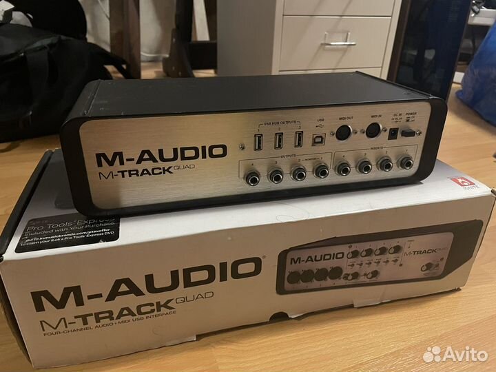 Звуковая карта m audio m track quad