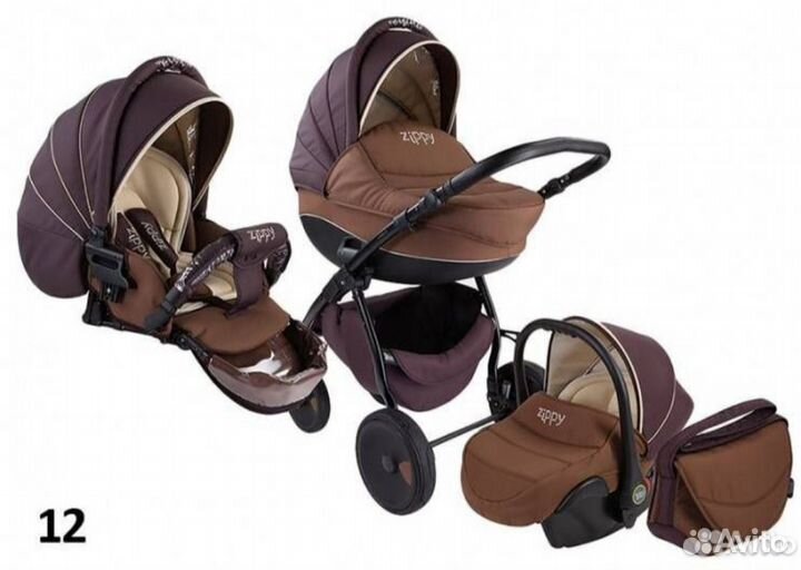 Детская коляска 3 в 1. Tutis zippy