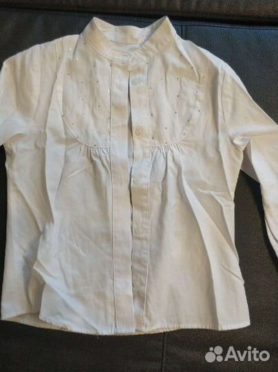 Блузка школьная 122-128