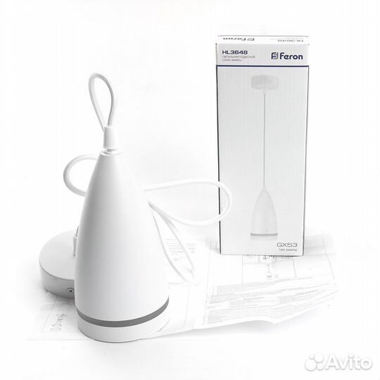 Светильник потолочный HL3648 на подвесе GX53 48091