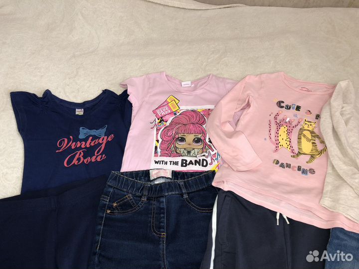 Фирменные осенние вещи на девочку р122