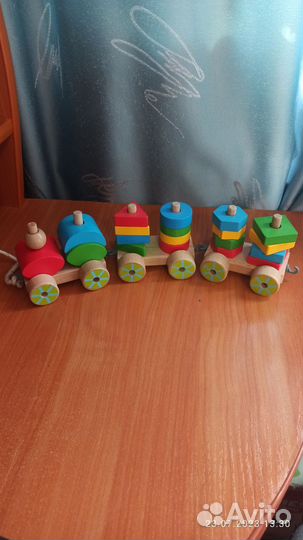 Развивающие деревянные игрушки