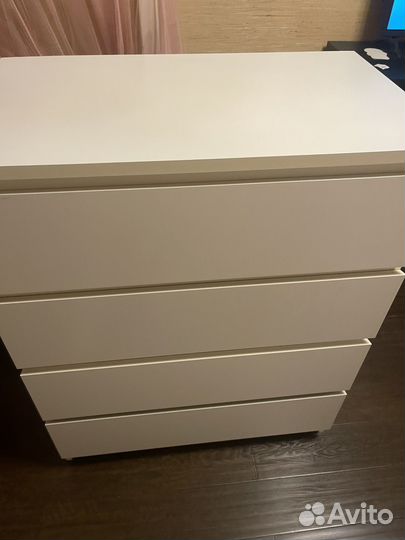 Комод IKEA белый бу