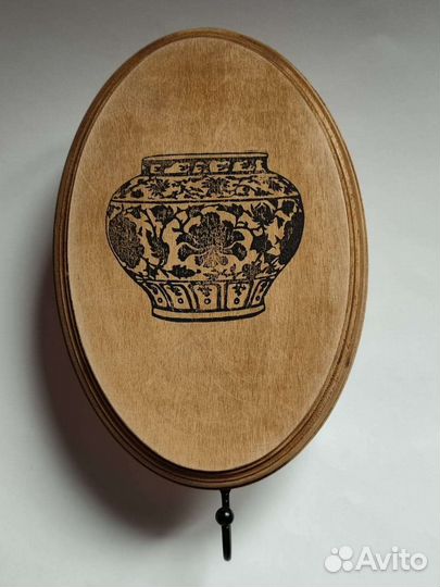 Ключница декор, вешалка настенная из дерева