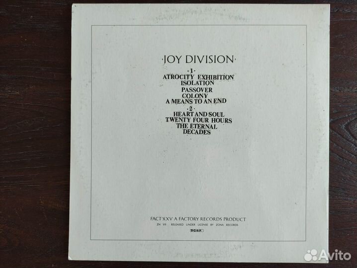 Joy Division – Unknown Pleasures LP