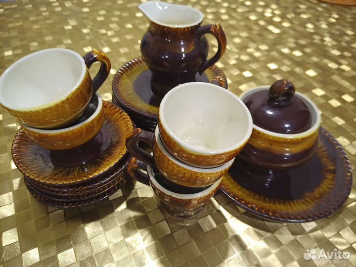 Кофейный/чайный сервиз зик Конаково СССР