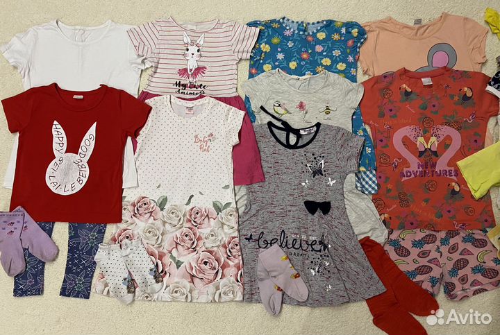 Пакет вещей на девочку 98-104 см