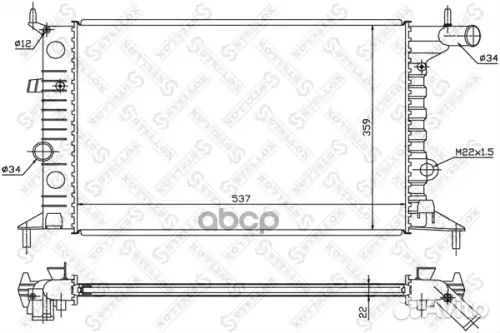 Радиатор 1025060SX Stellox
