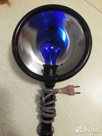 Синяя лампа рефлектор минина
