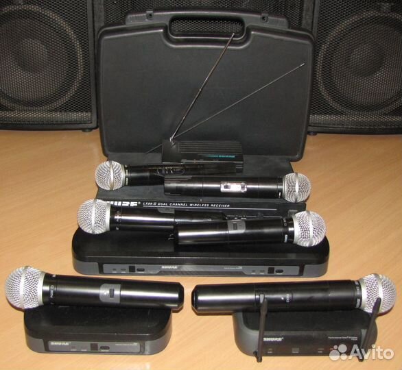 Микрофоны Shure Beta 58 SM58 PG 6ш Вокал Радио Pro