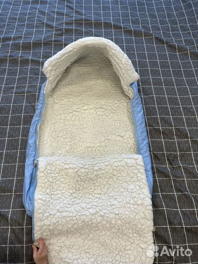 Зимний конверт в коляску