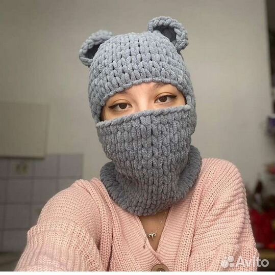 Балаклава плотной вязки