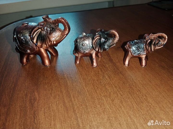 Набор сувениров 3 слона. Статуэтки