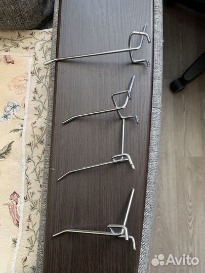 Вешало хром в перфорацию 138 шт