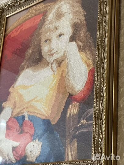 Картина вышитая крестом