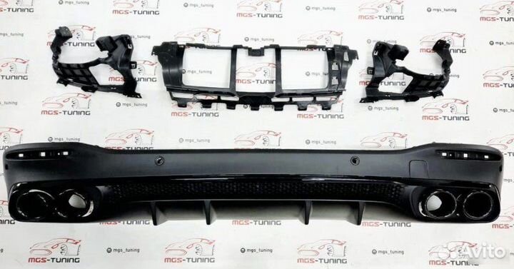 Диффузор с насадками 53 Black на GLS-Class X167