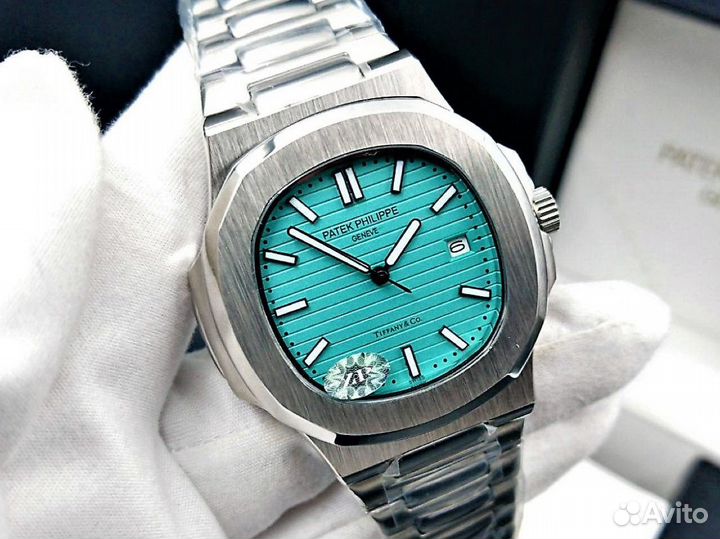 Изумительные мужские часы Patek Tiffany механика