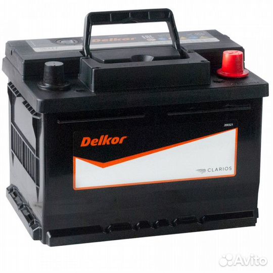 Аккумулятор Delkor 61R (56177) низкий обр. пол. 61 Ач