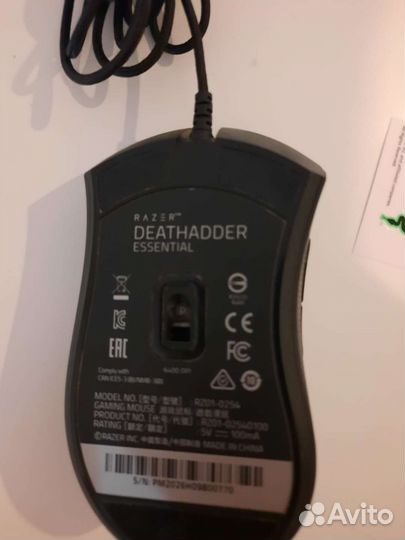 Игровая мышь razer deathadder essential