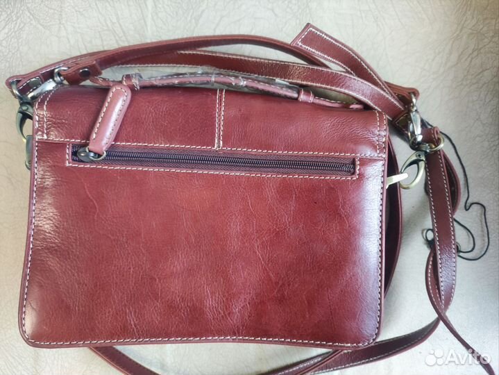 Барсетка новая Strada из натуральной кожи