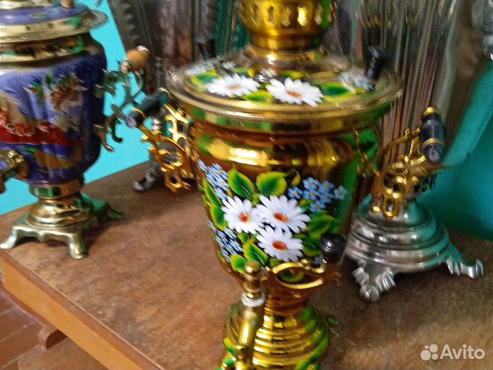 Самовар электрический на углях