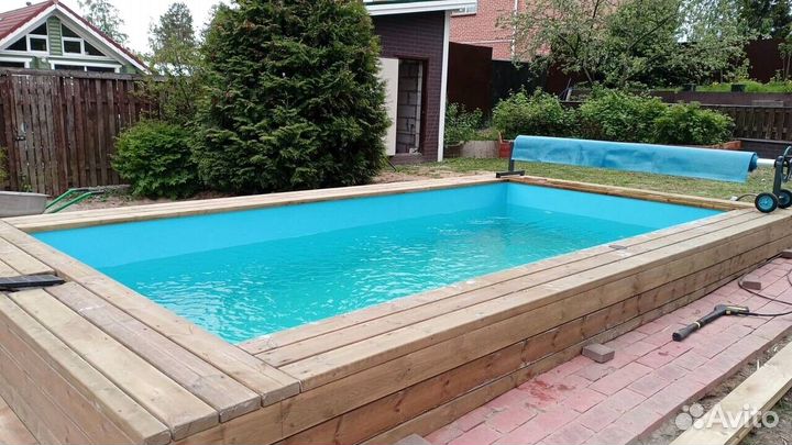 Бассейн из полипропилена 5,7х2,8