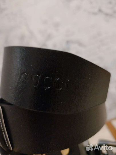 Мужской кожаный ремень Gucci