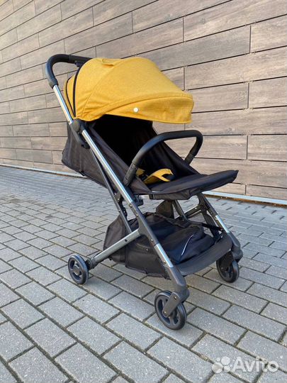 Espiro Art 2022 желт прогулочная коляска легкая